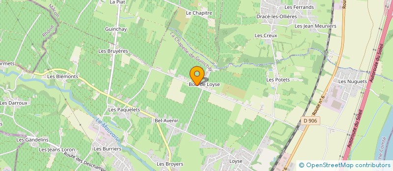 localisation de l'entreprise MONSIEUR MAURICE PICARD à LA CHAPELLE-DE-GUINCHAY