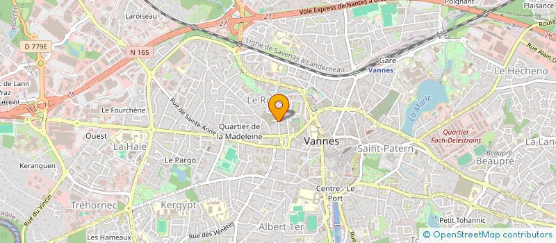 localisation de l'entreprise MONSIEUR MAURICE PICAUD à VANNES