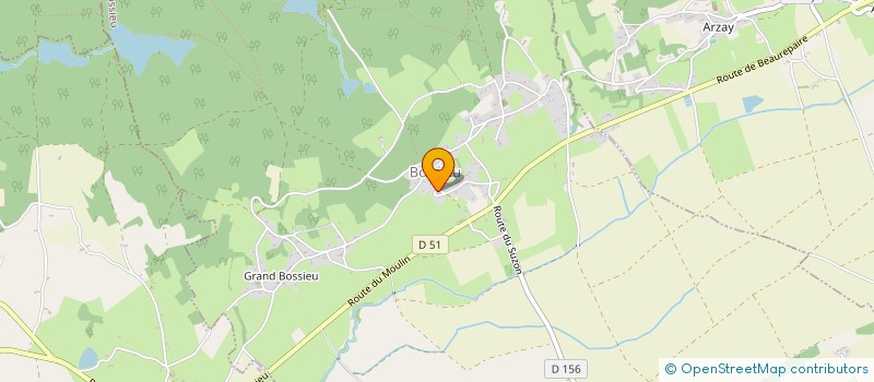 localisation de l'entreprise MONSIEUR MAURICE PIERRY  BOSSIEU