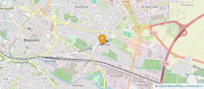 localisation de l'entreprise MONSIEUR MAURICE PIET  GOINCOURT