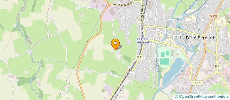 localisation de l'entreprise MONSIEUR MAURICE PIGEARD  LA FERTE BERNARD