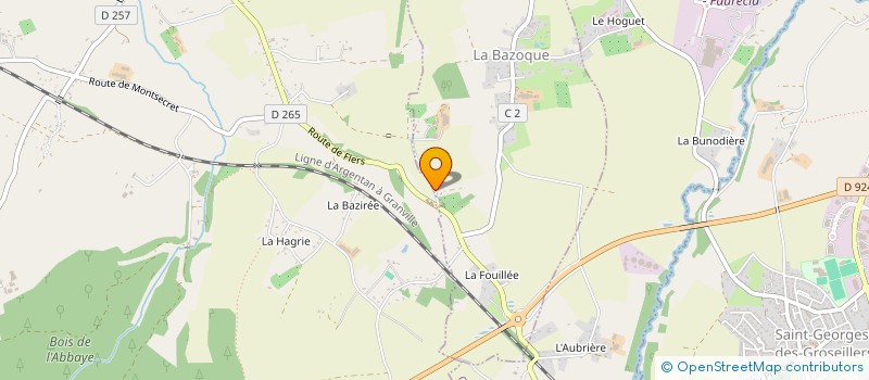 localisation de l'entreprise MONSIEUR MAURICE PILON à LA BAZOQUE