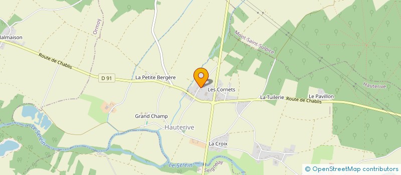 localisation de l'entreprise MONSIEUR MAURICE PINGE à HAUTERIVE