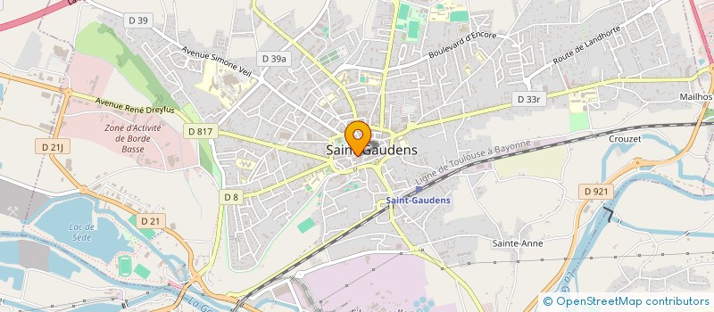 localisation de l'entreprise MONSIEUR MAURICE PIQUEMIL à SAINT-GAUDENS