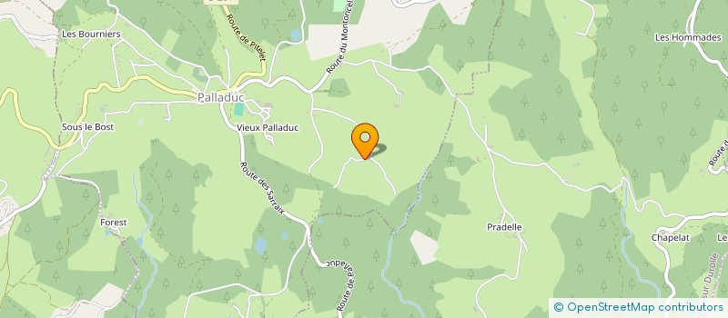 localisation de l'entreprise MONSIEUR MAURICE PIRONIN  SAINT-VICTOR-MONTVIANEIX