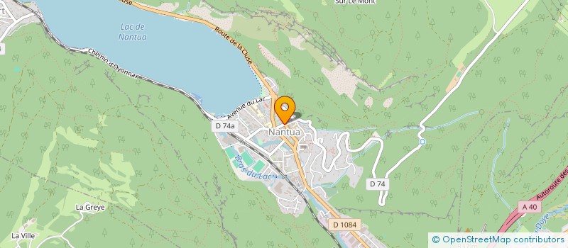 localisation de l'entreprise MONSIEUR MAURICE PISANI à NANTUA
