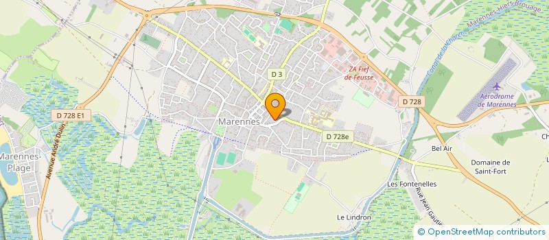 localisation de l'entreprise MONSIEUR MAURICE PIVETEAU à MARENNES-HIERS-BROUAGE