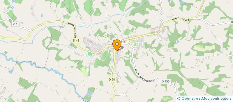 localisation de l'entreprise MONSIEUR MAURICE PLANDE  AIGNAN