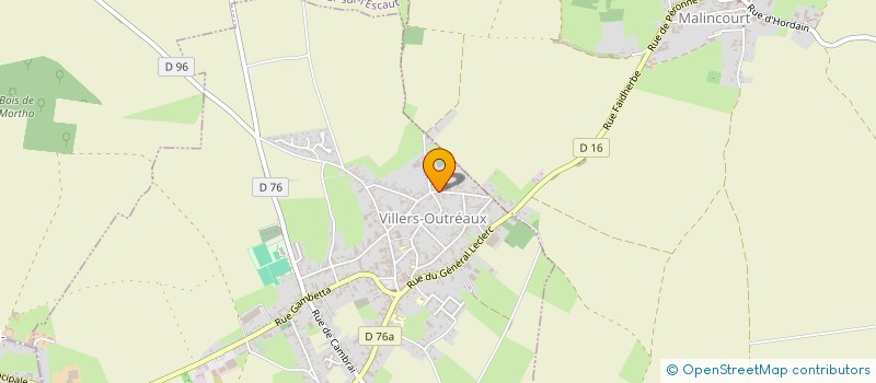 localisation de l'entreprise MONSIEUR MAURICE PLAQUET  VILLERS-OUTREAUX