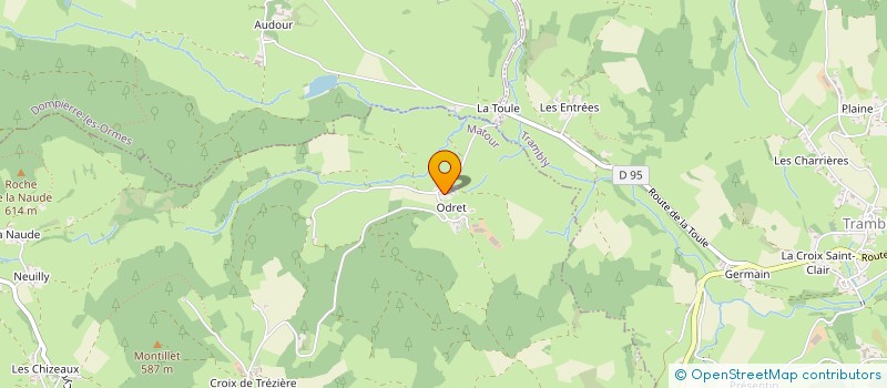 localisation de l'entreprise MONSIEUR MAURICE PLASSARD  MATOUR