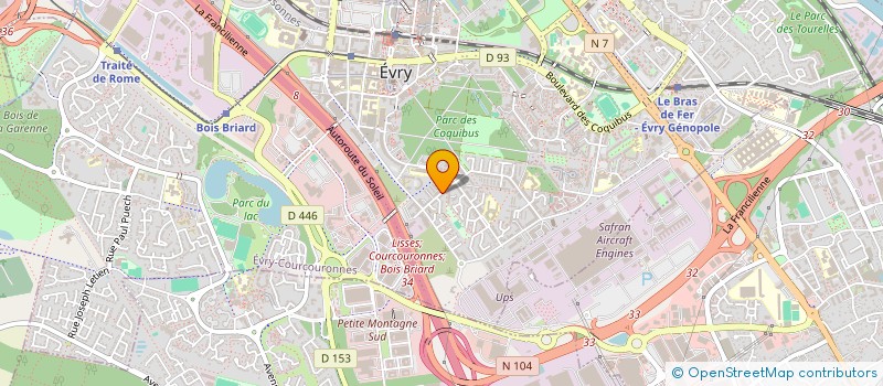 localisation de l'entreprise MONSIEUR MAURICE PLATEE à EVRY-COURCOURONNES