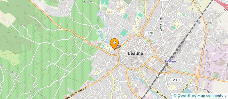 localisation de l'entreprise MONSIEUR MAURICE POISOT à BEAUNE