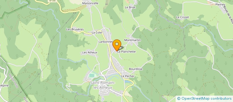 localisation de l'entreprise MONSIEUR MAURICE PONOT à SAINT-ROMAIN-LES-ATHEUX