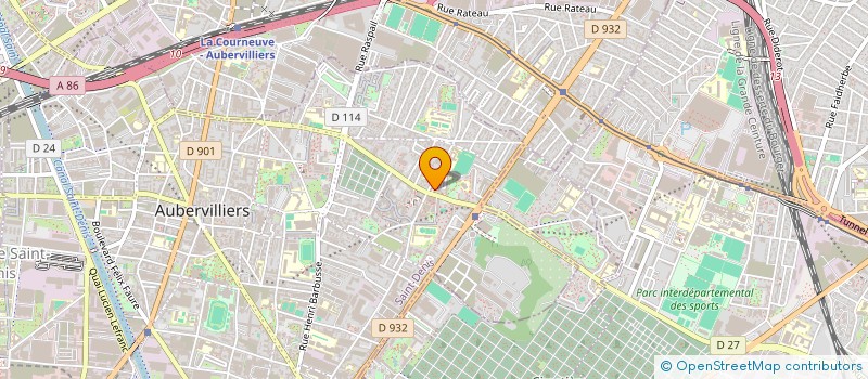 localisation de l'entreprise MONSIEUR MAURICE POTROS  AUBERVILLIERS