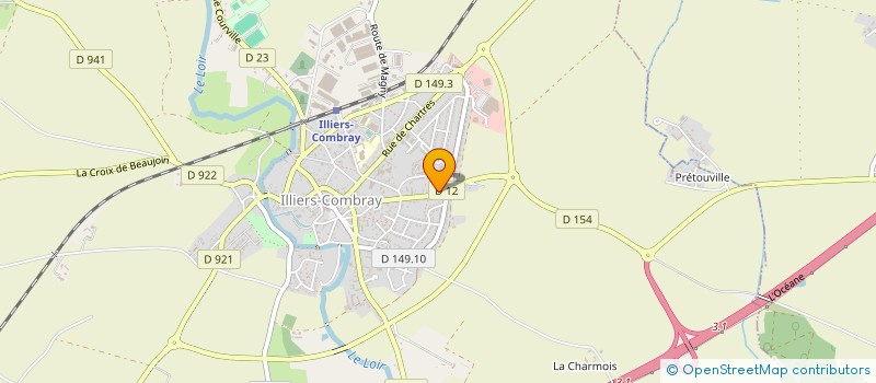 localisation de l'entreprise MONSIEUR MAURICE POULLAIN à ILLIERS-COMBRAY