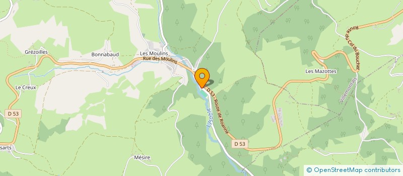 localisation de l'entreprise MONSIEUR MAURICE PRAS  CHERIER