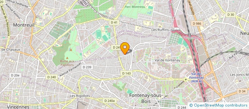 localisation de l'entreprise MONSIEUR MAURICE QUALITE à FONTENAY-SOUS-BOIS