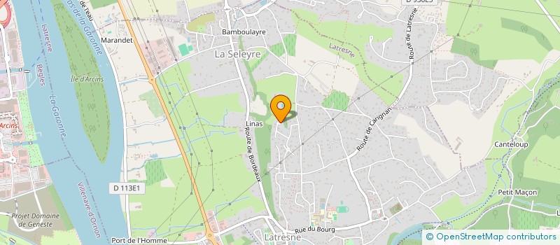 localisation de l'entreprise MONSIEUR MAURICE QUANCARD  LATRESNE