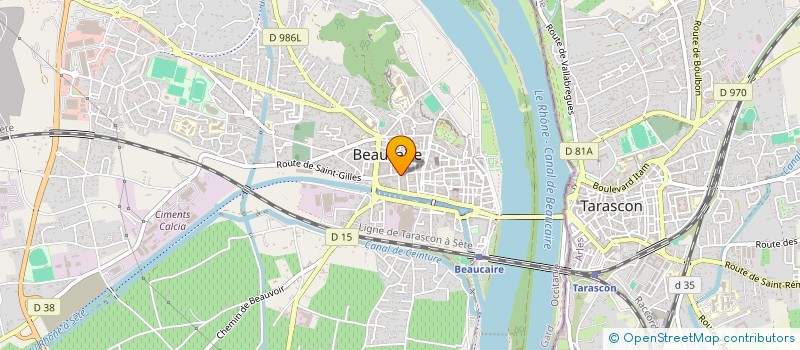 localisation de l'entreprise MONSIEUR MAURICE QUATREFAGES  BEAUCAIRE