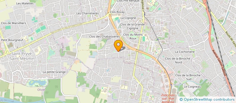 localisation de l'entreprise MONSIEUR MAURICE QUEIROZ à ORLEANS