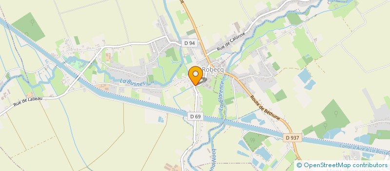 localisation de l'entreprise MONSIEUR MAURICE QUENEL  ROBECQ