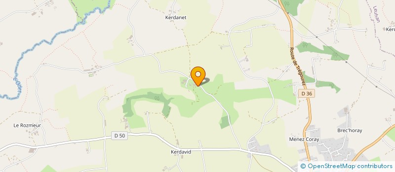 localisation de l'entreprise MONSIEUR MAURICE QUINTIN  CORAY