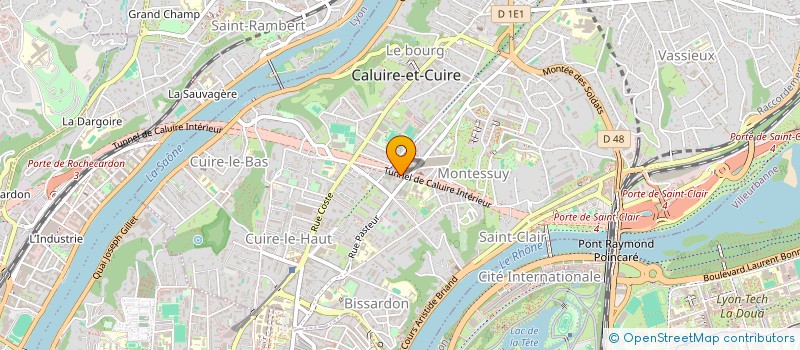 localisation de l'entreprise MONSIEUR MAURICE QUIVOGNE  CALUIRE-ET-CUIRE