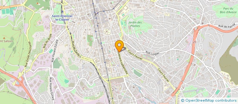 localisation de l'entreprise MONSIEUR MAURICE RABEYRIN  SAINT-ETIENNE