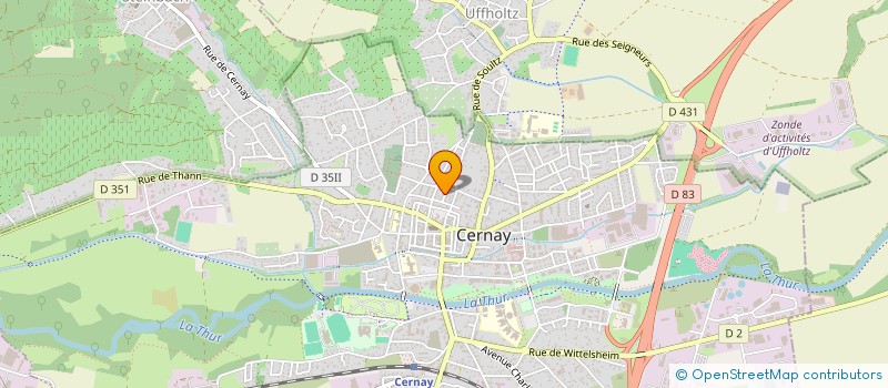 localisation de l'entreprise MONSIEUR MAURICE RAMSTEIN  WATTWILLER