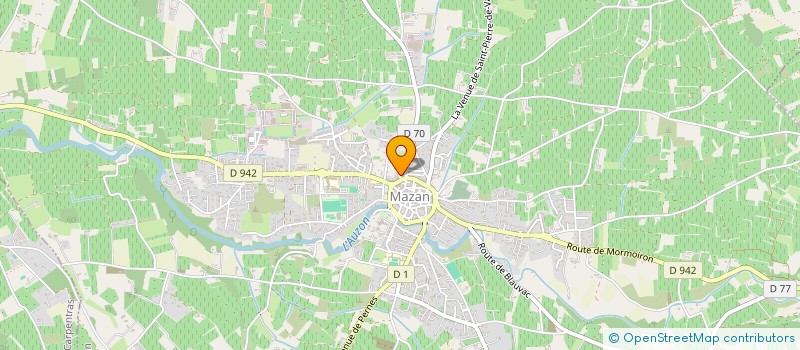 localisation de l'entreprise MONSIEUR MAURICE RAYMOND  MAZAN