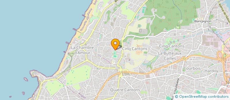 localisation de l'entreprise MONSIEUR MAURICE REBEIX  ANGLET