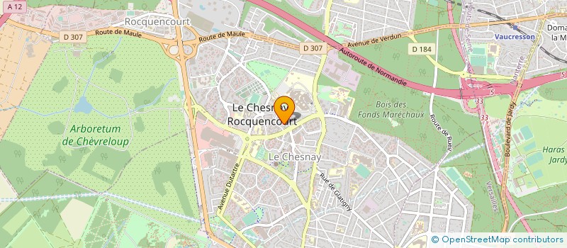 localisation de l'entreprise MONSIEUR MAURICE RECLUS  LE CHESNAY-ROCQUENCOURT