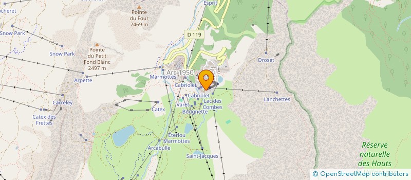 localisation de l'entreprise MONSIEUR MAURICE REDOUTEY  BOURG-SAINT-MAURICE