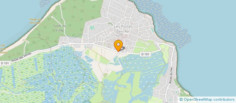 localisation de l'entreprise MONSIEUR MAURICE REGRENY  LES PORTES-EN-RE