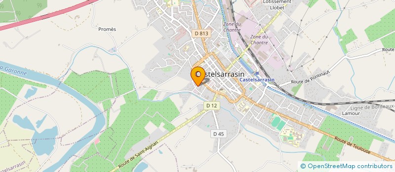 localisation de l'entreprise MONSIEUR MAURICE REILLEA  CASTELSARRASIN