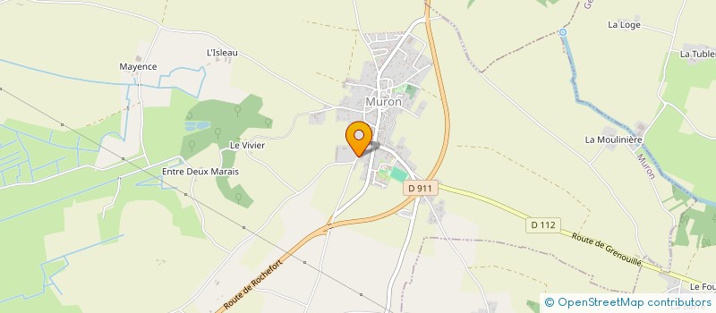 localisation de l'entreprise MONSIEUR MAURICE RENAUD  MURON