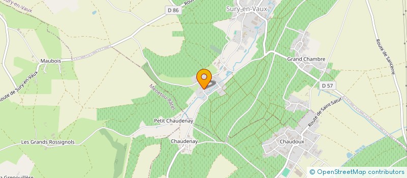 localisation de l'entreprise MONSIEUR MAURICE REVERDY  VERDIGNY