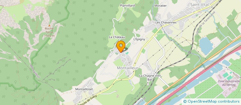 localisation de l'entreprise MONSIEUR MAURICE REY à MONTAILLEUR
