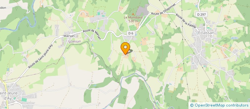 localisation de l'entreprise MONSIEUR MAURICE RIBES  ECLASSAN