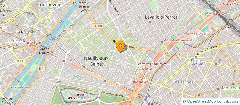 localisation de l'entreprise MONSIEUR MAURICE RICHE à NEUILLY-SUR-SEINE