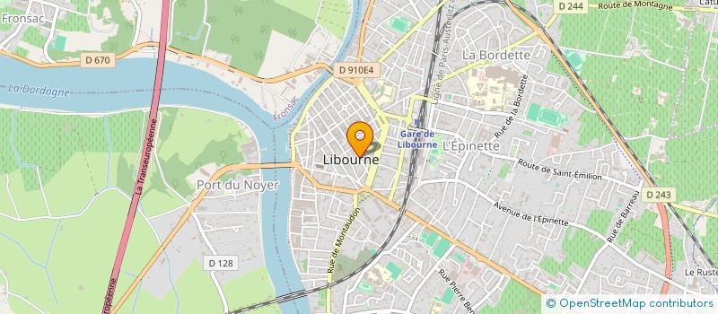 localisation de l'entreprise MONSIEUR MAURICE RICHE  LIBOURNE