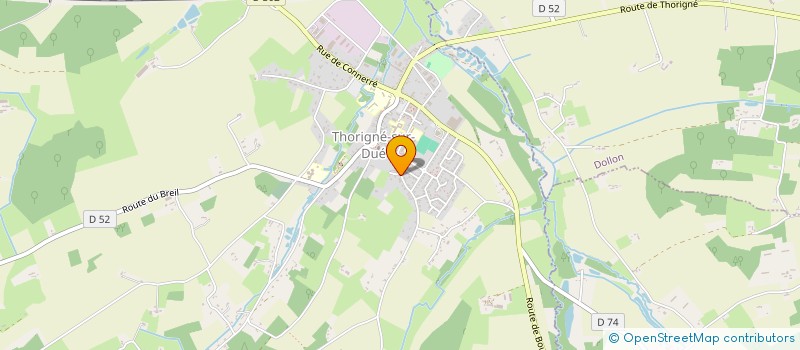 localisation de l'entreprise MONSIEUR MAURICE RIGAULT à THORIGNE-SUR-DUE