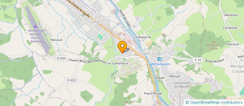 localisation de l'entreprise MONSIEUR MAURICE RIMONT à SAINT-LIZIER