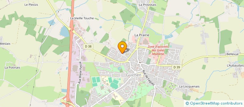 localisation de l'entreprise MONSIEUR MAURICE ROBERT à GUICHEN