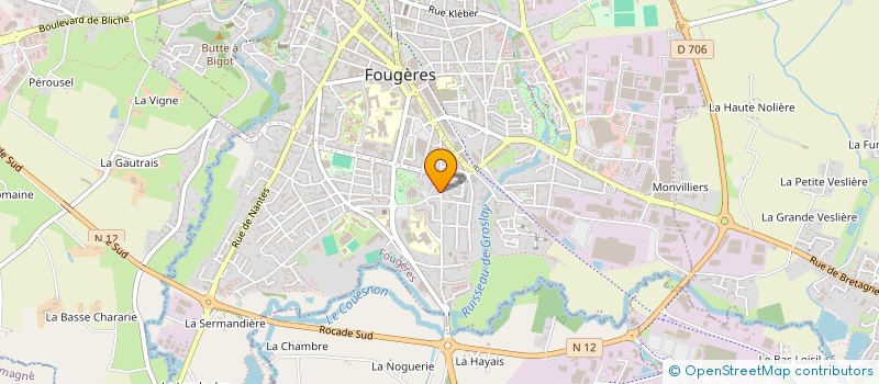 localisation de l'entreprise MONSIEUR MAURICE ROBERT à FOUGERES