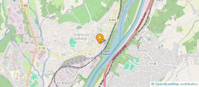 localisation de l'entreprise MONSIEUR MAURICE ROBERT  GRIGNY