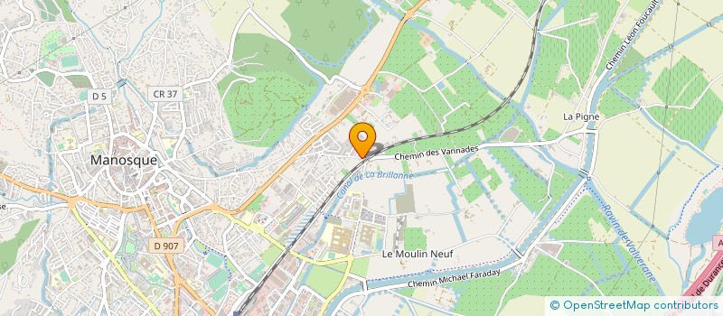 localisation de l'entreprise MONSIEUR MAURICE RONDEAU à MANOSQUE