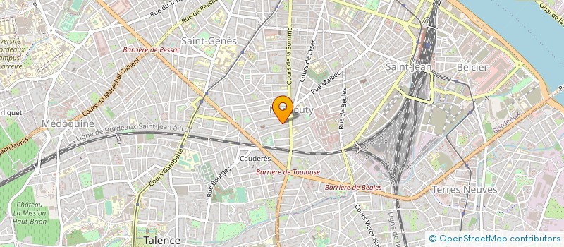 localisation de l'entreprise MONSIEUR MAURICE ROOY à BORDEAUX