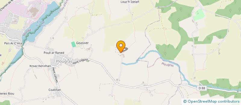 localisation de l'entreprise MONSIEUR MAURICE ROPARS  PLOUNEVEZ-MOEDEC