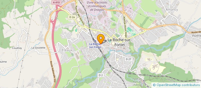 localisation de l'entreprise MONSIEUR MAURICE ROSSET  LA ROCHE-SUR-FORON